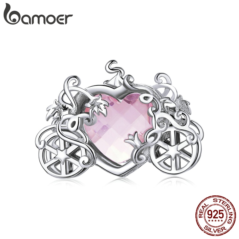 bamoer-shining-magic-carriage-925-sterling-silver-pink-heart-glass-crystal-charm-fit-jewelry-bracelet-chain-necklace-bsc412