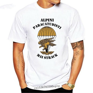 เสื้อยืด พิมพ์ลายกองทัพ Alpini Parachutis คุณภาพสูง เหมาะกับฤดูร้อน สําหรับผู้ชาย 360332