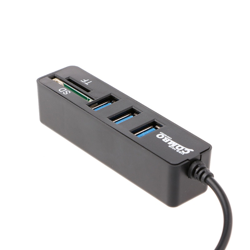 เครื่องอ่านการ์ด-ev-usb-2-0-hub-splitter-sd-tf-สําหรับ-imac-หลายพอร์ต-usb