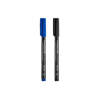Staedtler (สเต็ดเล่อร์) ปากกาเขียนแผ่นใส ลบไม่ได้ หัว M ขนาด 1.0มม. #317