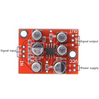 ภาพขนาดย่อของภาพหน้าปกสินค้าkiss*DC 5V-15V 12V AD828 Stereo Preamp Power Amplifier Board Preamplifier Module จากร้าน kissinu.th บน Shopee ภาพที่ 1