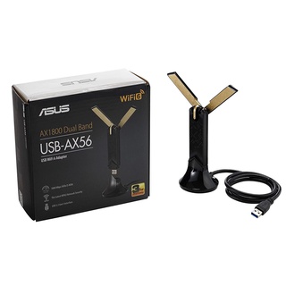 ASUS USB-AX56 Dual Band (2.4 GHz / 5 GHz) AX1800 USB WiFi 6 Adapter