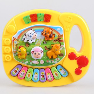 ❤❤Baby Kids Musical Educational Animal Farm Piano Developmental Music Toy