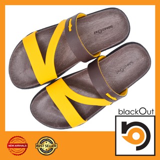 🔰 BlackOut Comfy2Tone 🔰 รองเท้าแตะ แตะสวม พื้นโกโก้