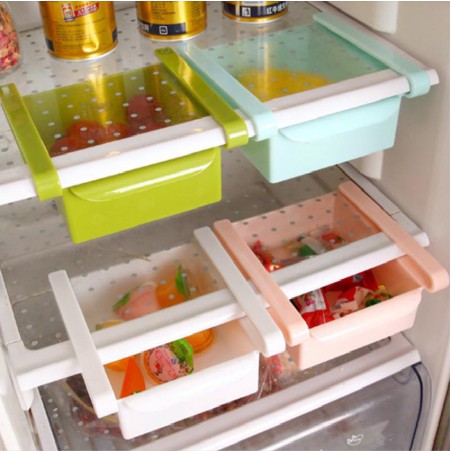 ลิ้นชักเพิ่มที่เก็บของในตู้เย็น-ลิ้นชักเก็บของใต้โต๊ะ-อเนกประสงค์-ช่วยให้ประหยัดพื้นที่