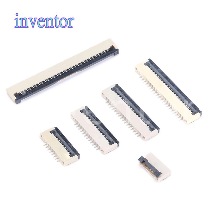 10 ชิ้น 0 . 5 มม . / 1 มม . Pitch Clamshell Socket Fpc Ffc Flat ตัว ...