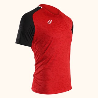 EGO SPORT EG5126 เสื้อฟุตบอลคอเหลี่ยมแขนสั้น สีแดง