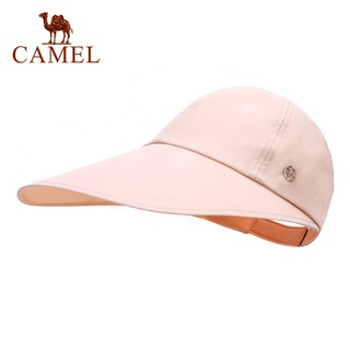Camel หมวกกันแดด แบบสองด้าน ลําลอง สําหรับผู้หญิง กลางแจ้ง