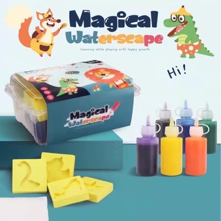 DIY Magiccal Water Seape ของเล่นเด็ก เยลลี่น้ำ ของเล่นแนววิทยาศาสตร์ เสริมพัฒนาการ จินตนาการให้ลูก เซท14ชื้น ถูกที่สุด‼️