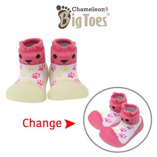 (NEW) Chameleon Bigtoes เปลี่ยนสีได้ รองเท้าเด็กหัดเดิน ลาย MAEW (Size 11.5 12.5 13.5cm)