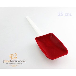 Silicone Solution (Siliconesolution) Red Spoon W/ Plastic Handle Bonded 25 Cm.