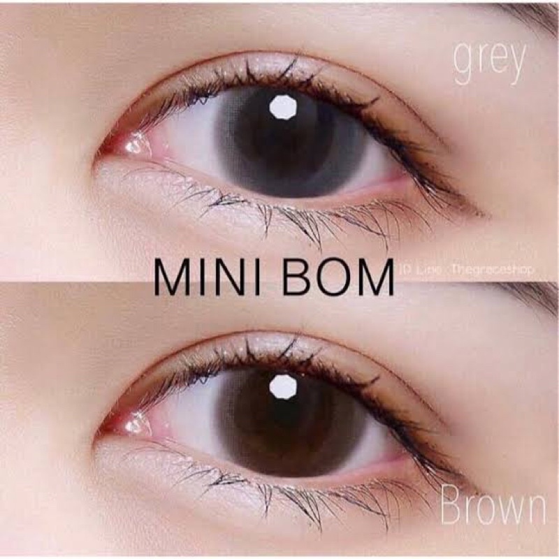 mini-bom-gray-kitty-kawaii-ขนาดมินิ-mini-กรองแสง-uv-เลนส์แท้จดทะเบียนถูกต้อง-บิ๊กอาย-คอนแทคเลนส์-bigeye