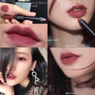 Beauty-Siam แท้ทั้งร้าน !!ลิปดินสอ NARS VELVET MATTE LIP PENCIL 1.8 G. สี DO ME BEBY