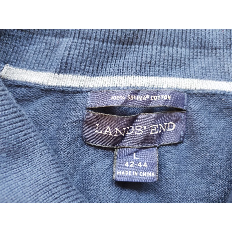 lands-end-เสื้อสเวตเตอร์-สีกรมท่า-ไซส์-42-แบรนด์อเมริกา-ยิ่งใส่ผ้ายิ่งนุ่ม-สภาพเหมือนใหม่-unisex