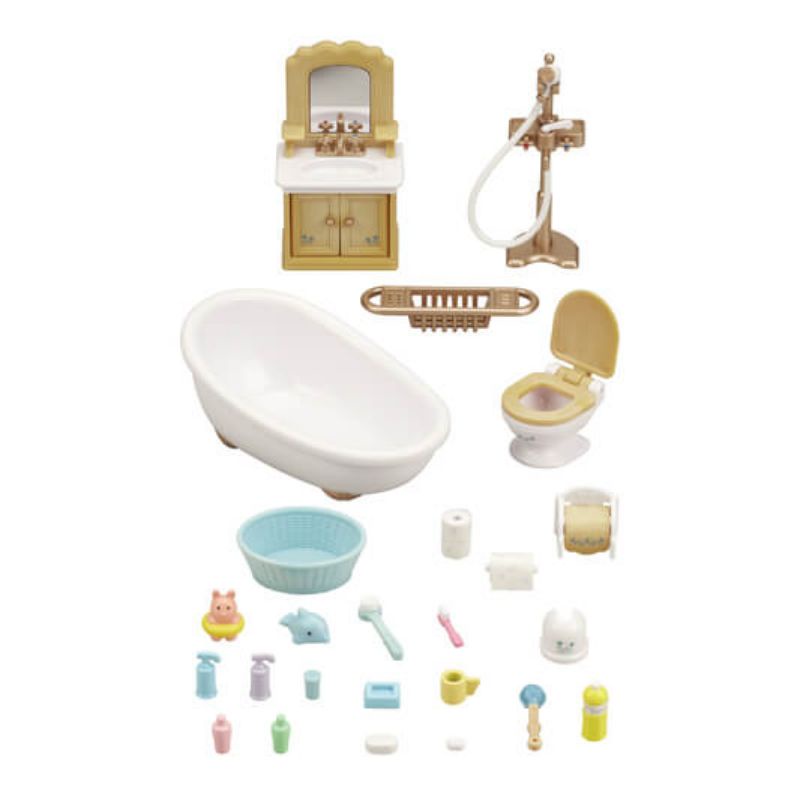 sylvanian-families-country-bathroom-set-ซิลวาเนียน-แฟมิลี่-ชุดห้องน้ำคันทรี่