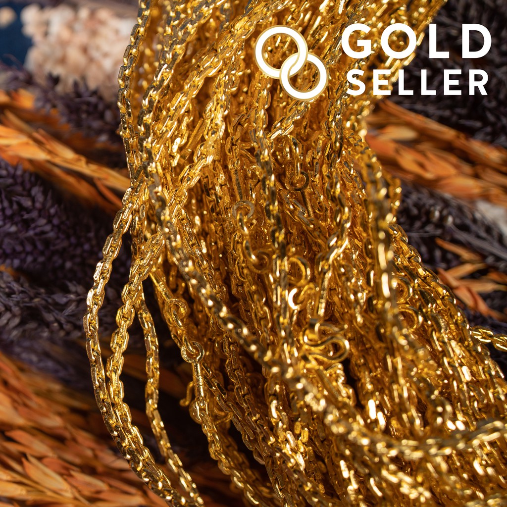 ภาพสินค้าGoldseller สร้อยคอทอง ลายโซ่ 1 สลึง คละลาย ทองคำแท้ 96.5% จากร้าน goldseller บน Shopee ภาพที่ 1