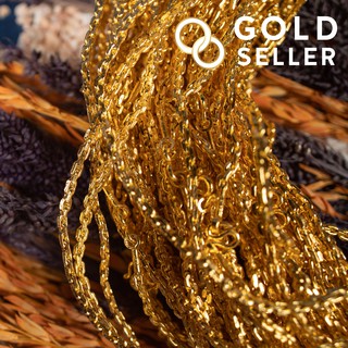 ภาพขนาดย่อของภาพหน้าปกสินค้าGoldseller สร้อยคอทอง ลายโซ่ 1 สลึง คละลาย ทองคำแท้ 96.5% จากร้าน goldseller บน Shopee