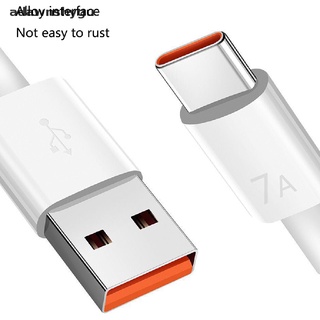 Adawnshygu สายชาร์จ USB Type C 7A 100W ชาร์จเร็วมาก สําหรับ Huawei Xiaomi Samsung TH