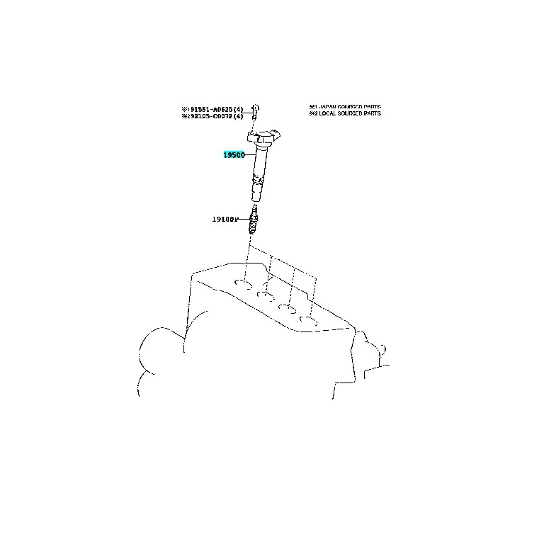 คอยล์จุดระเบิด-toyota-2arfe-6arfe-1grfe-6grfe-1urfe-90919-02256-แท้ห้าง-chiraauto