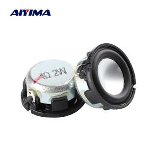 Aiyima ลําโพงบลูทูธนีโอไดเมียม 4 8 โอห์ม 2W 1 นิ้ว DIY 2 ชิ้น