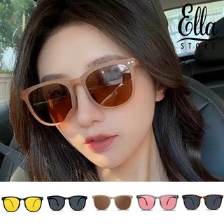 Ellastore123 แว่นตากันแดด ป้องกันรังสียูวี พับได้ พกพาง่าย เป็นมิตรกับสิ่งแวดล้อม แฟชั่นสําหรับผู้หญิง และผู้ชาย 1 คู่