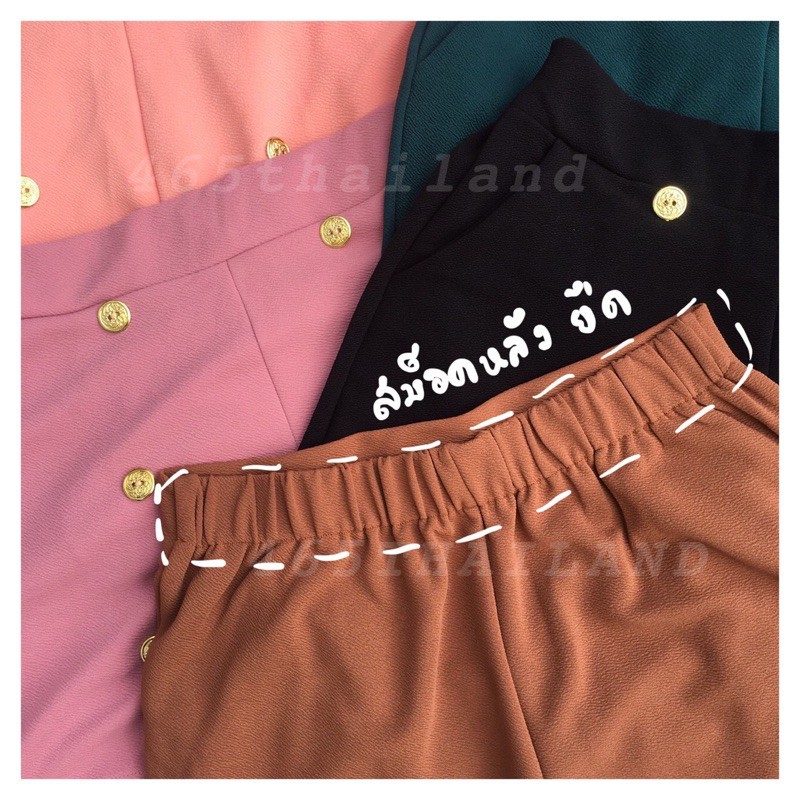 เสื้อผ้าสาวอวบกระโปรงสาวอวบ-กางเกงกระโปรง-สาวอวบ-bigsize-เอว-2xl-5xl-โปรงหน้าหลังกางเกง-465thailand