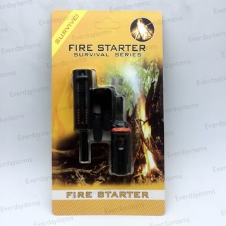 Everdayitems 0180301622 อุปกรณ์จุดไฟ เดินป่า Fire Starter เครื่องช่วยยังชีพ