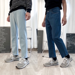 ภาพขนาดย่อของสินค้ากางเกงยีนส์ผู้ชายขายาว สไตล์เกาหลี