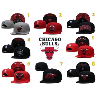 หมวกเบสบอล NBA Chicago Bulls แนวสตรีท สไตล์ฮิปฮอป เหมาะกับเล่นกีฬากลางแจ้ง สําหรับผู้ชาย และผู้หญิง