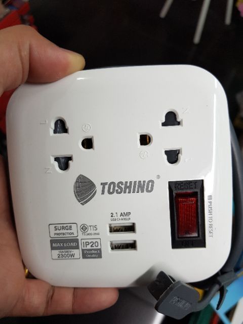 ปลั๊กไฟ-toshino-xp-1m