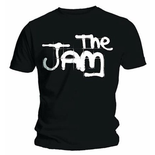 เสื้อยืด พิมพ์ลายโลโก้ The Jam Spray สีดํา แบบเป็นทางการสามารถปรับแต่งได้