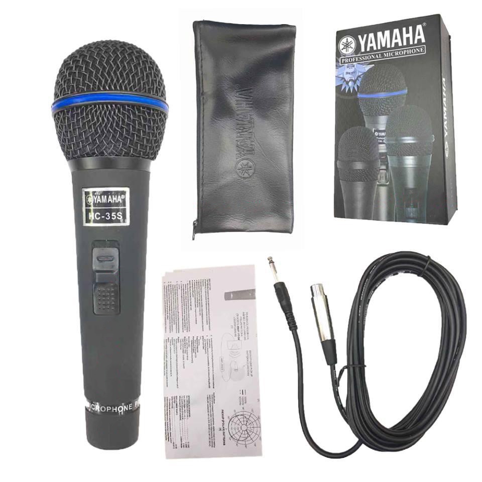 ภาพหน้าปกสินค้าYamaha ไมโครโฟนร้องเพลง (สีดำ) จากร้าน qi_sh0p บน Shopee