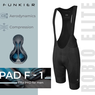 เอี้ยมจักรยาน Funkier Robio Elite Bib F-1 pad