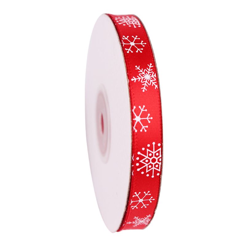 cc-ริบบิ้นผ้าซาติน-พิมพ์ลายเกล็ดหิมะ-สีแดง-22-เมตร-สําหรับตกแต่งคริสต์มาส-ของขวัญ