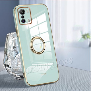2022 New ใหม่ เคสโทรศัพท์มือถือชุบไฟฟ้า Infinix Zero 5G X Neo Pro Smart 6 HD NFC 4G Phone Cell Case Electroplated Softcase Shell Protection Cameras Back Cover with Ring Holder Smart6 6HD Handphone Casing