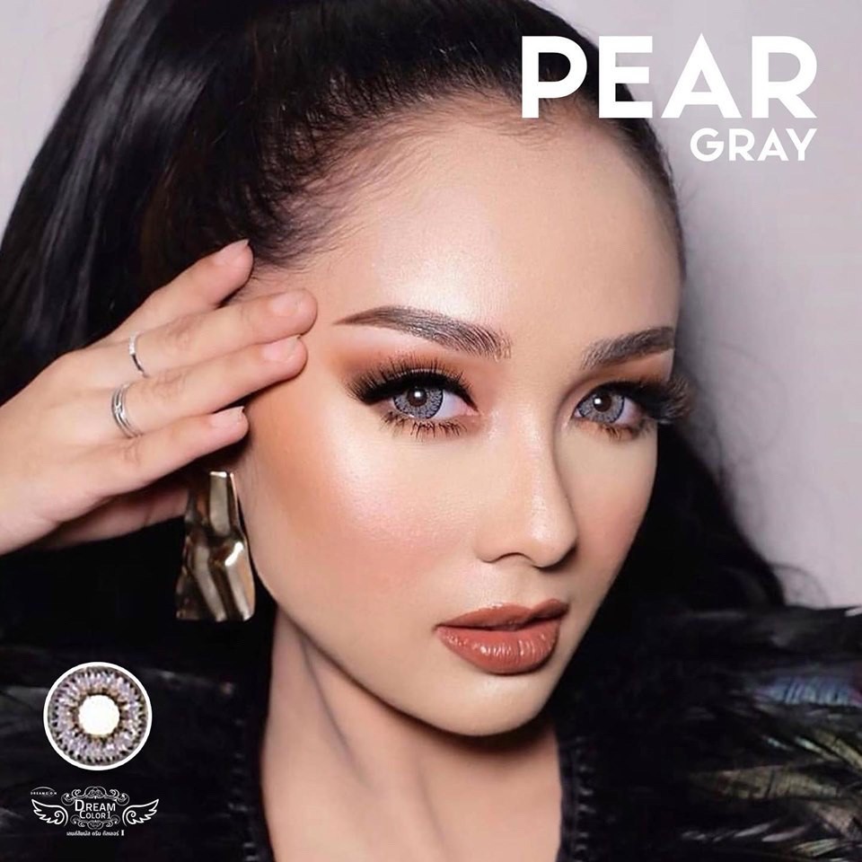Pear gray พร้อมส่งค่าสายตา (dreamcolor1) | Shopee Thailand