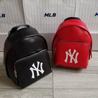 MLB mini backpack กระเป๋าสะพายใบเล็ก logo NY หนัง PU