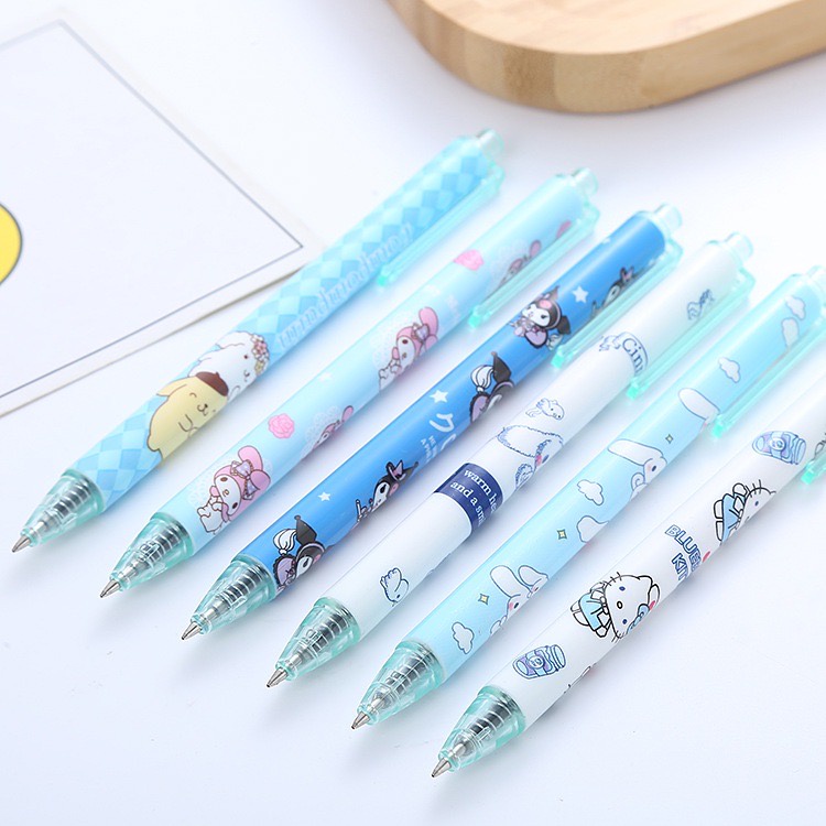 ภาพหน้าปกสินค้าปากกาเจล ปากกา ปากกากด Sanrio ฟ้าขาว เครื่องเขียน อุปกรณ์การเรียน เครื่องเขียนน่ารัก จากร้าน ironman.surround บน Shopee