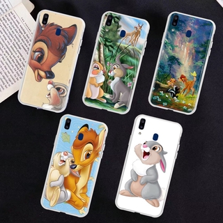 เคสโทรศัพท์มือถือ แบบใส ลาย Bambi And Thumper สําหรับ Samsung Galaxy S10E S9 S8 S7 S10 Edge Plus Lite