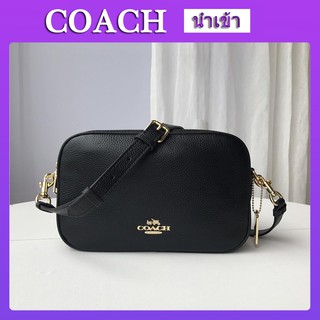 Coach F39856  กระเป๋าผู้หญิง  กระเป๋าสะพายข้าง  กระเป๋าข้ามร่างกาย  กระเป๋ากล้อง ห่วงโซ่ซิปกระเป๋าสี่เหลี่ยมเล็ก ๆ