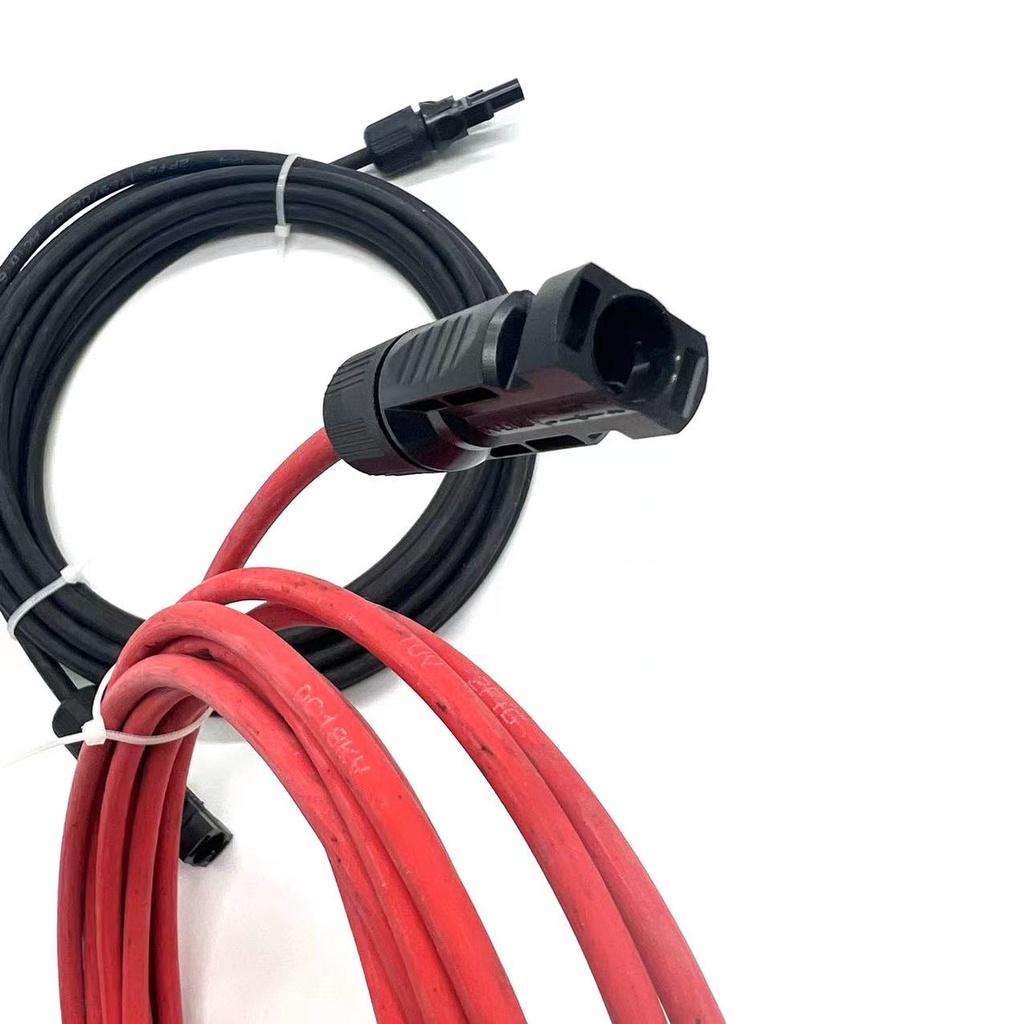 พร้อมส่ง-solar-cable-สายไฟโซล่าเซลล์-pv1-f-ขนาด-4mm-พร้อมเข้าหัว-mc4-2ด้าน-ชุด-5-เมตร-และ-10เมตร