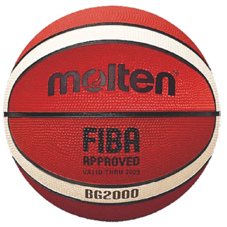 ภาพหน้าปกสินค้าMOLTEN ลูกบาส บาสเกตบอลยาง เบอร์ 3 Basketball RB th B3G2000 FIBA (500) แถมตาข่ายใส่ลูกบอล+เข็มสูบ จากร้าน sportlandwear บน Shopee
