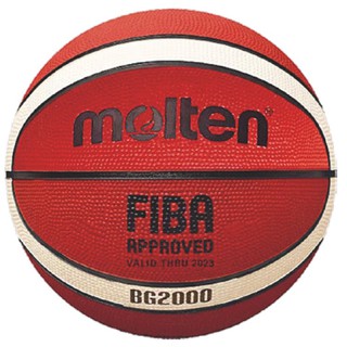 ภาพขนาดย่อของภาพหน้าปกสินค้าMOLTEN ลูกบาส บาสเกตบอลยาง เบอร์ 3 Basketball RB th B3G2000 FIBA (500) แถมตาข่ายใส่ลูกบอล+เข็มสูบ จากร้าน sportlandwear บน Shopee