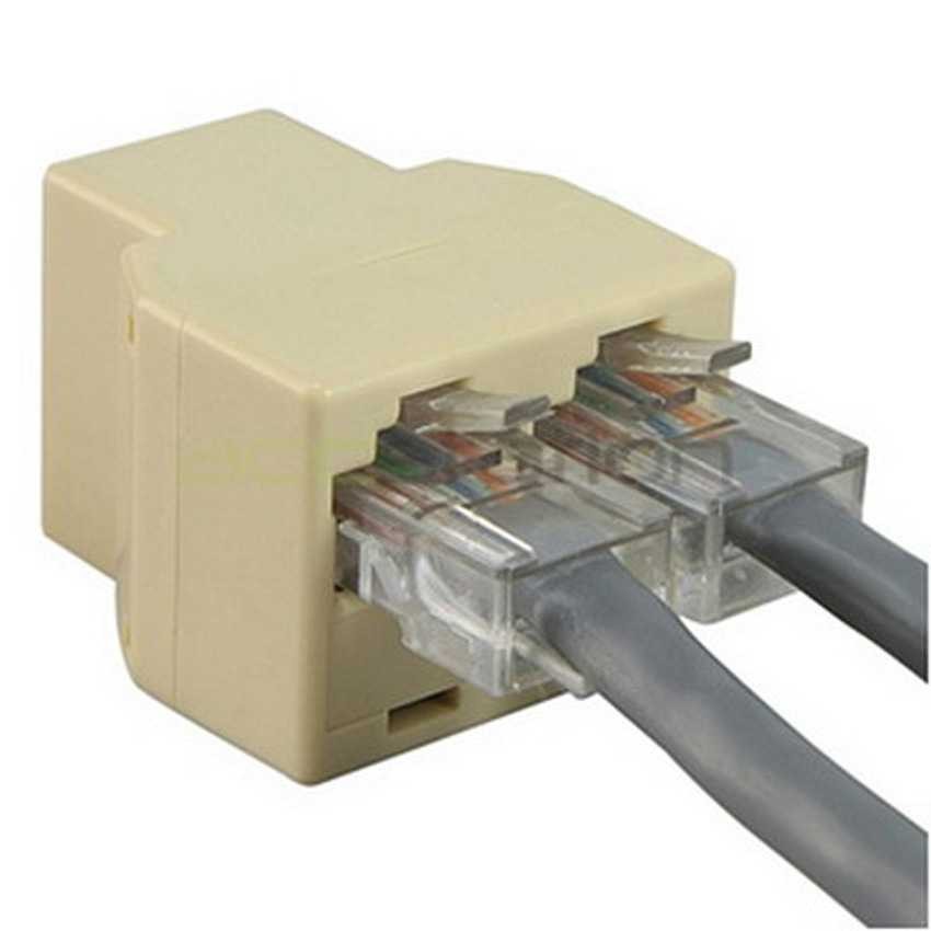 Joiner 1x2 RJ45 อีเธอร์เน็ต LAN - One To Two RJ-45 อุปกรณ์เชื่อมต่อ ...