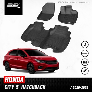 พรมปูพื้นรถยนต์ 3D HONDA CITY  2020 - 2021 Hatchback