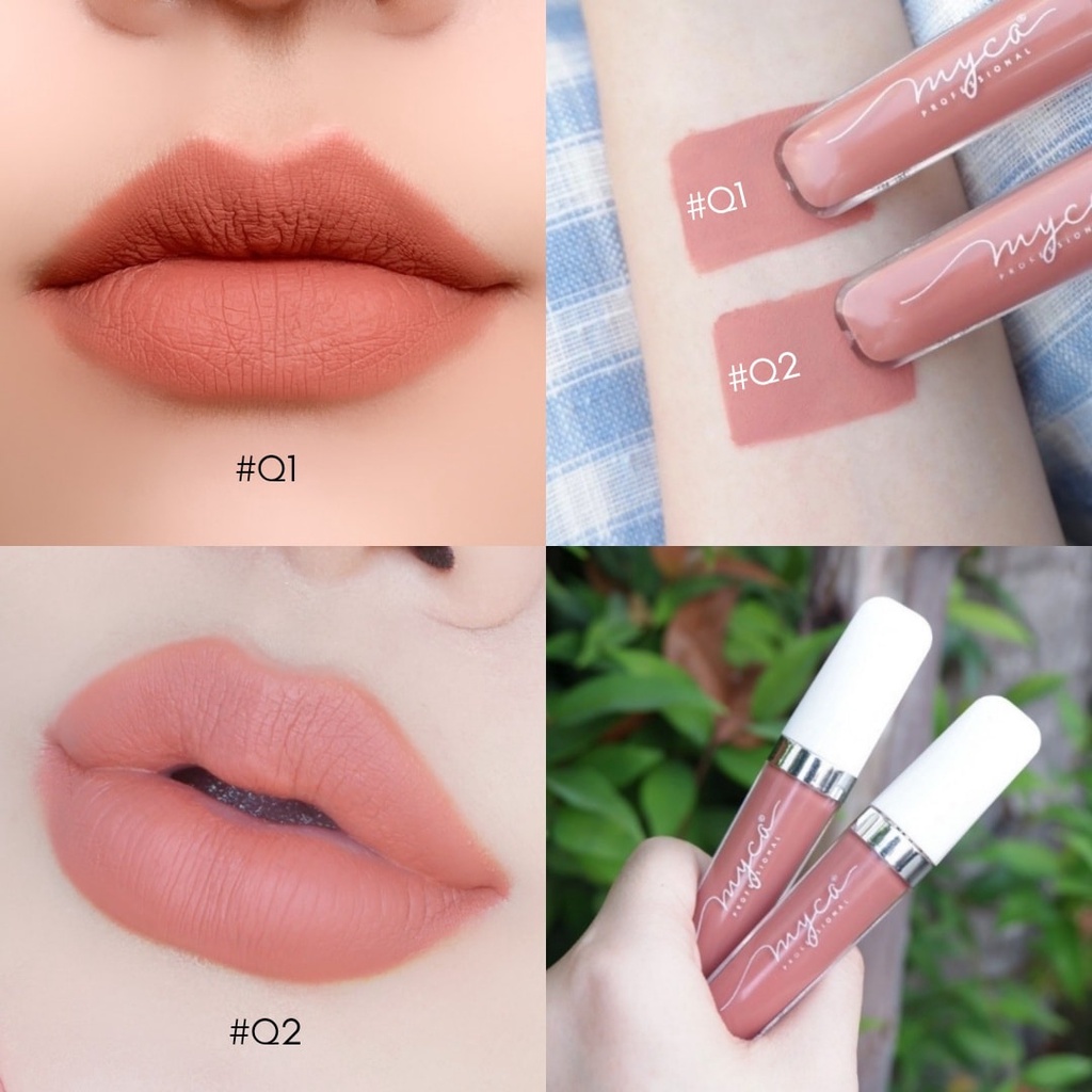 ภาพหน้าปกสินค้า( แพ็คคู่ 2 แท่ง )MYCA ULTRA MATTE LIP CREAM ลิป ไมก้า แมดแมททฺ์  ขนาด 4ml x 2 แท่ง