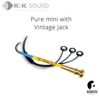 ปิ๊กอัพอะคูสติก K&amp;K Pure Mini with Vintage Jack