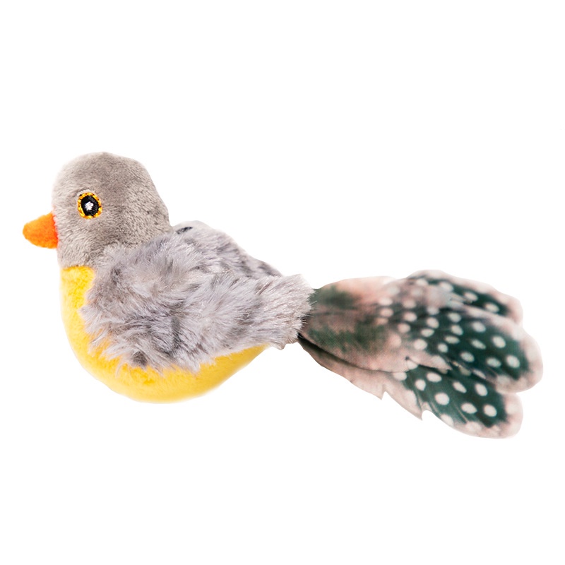 ภาพสินค้าGiGwi ของเล่นแมว dazzling prey series sound toy touch sensing cricket bird hedgehog parrot จากร้าน popshop2021 บน Shopee ภาพที่ 6