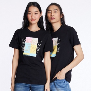 HH BODY GLOVE Unisex Graphic Tee T-Shirt เสื้อยืด สีดำ-01 ผ้านิ่ม