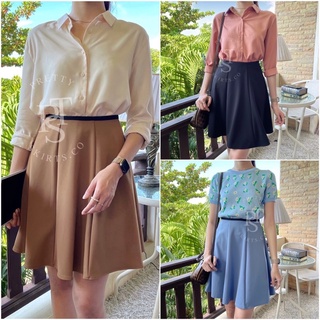 สินค้า Circle Skirt กระโปรงย้วยทรง 6 ชิ้น ยาว 19 นิ้ว ฟรีไซส์